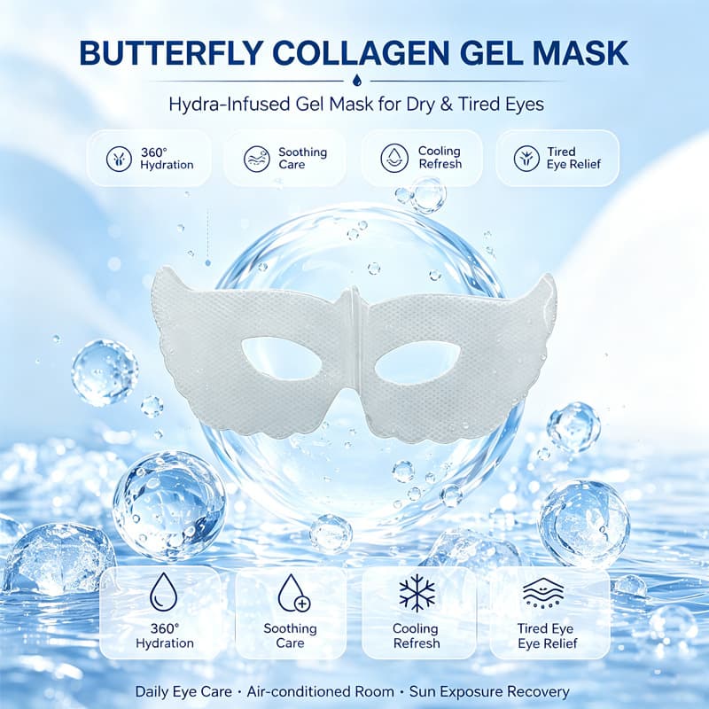 Gel butterfly eye mask patch, facial mask patch, eye mask patch, cross-border exclusive factory direct sale butterfly eye mask Eye Mask