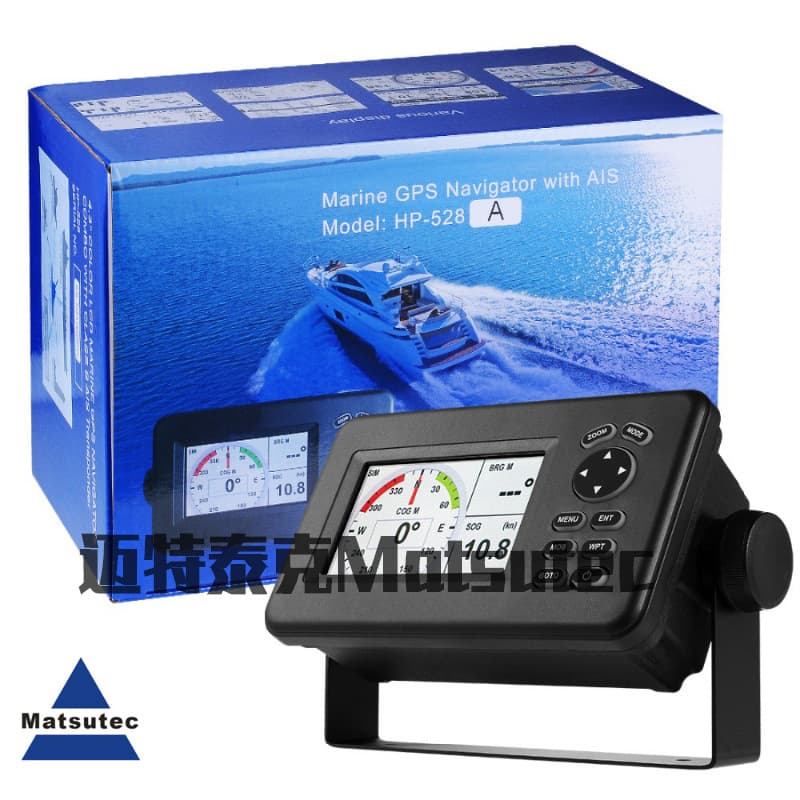 Matsutec HP-528A 4.3-inch LCD Chart Plotter with Built-in Class B AIS Transponder