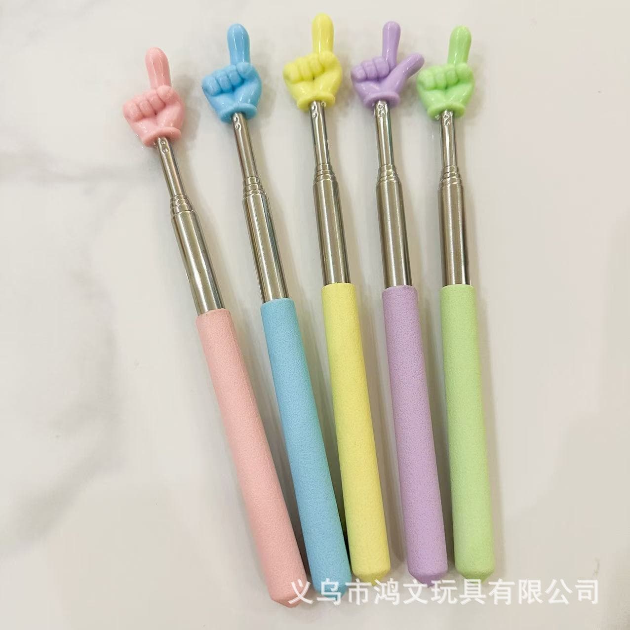 Telescopic Reading Pointer Stick, Extendable Finger Reading Pointer, Teaching Pointer for Teachers, Classroom Pointer Stick