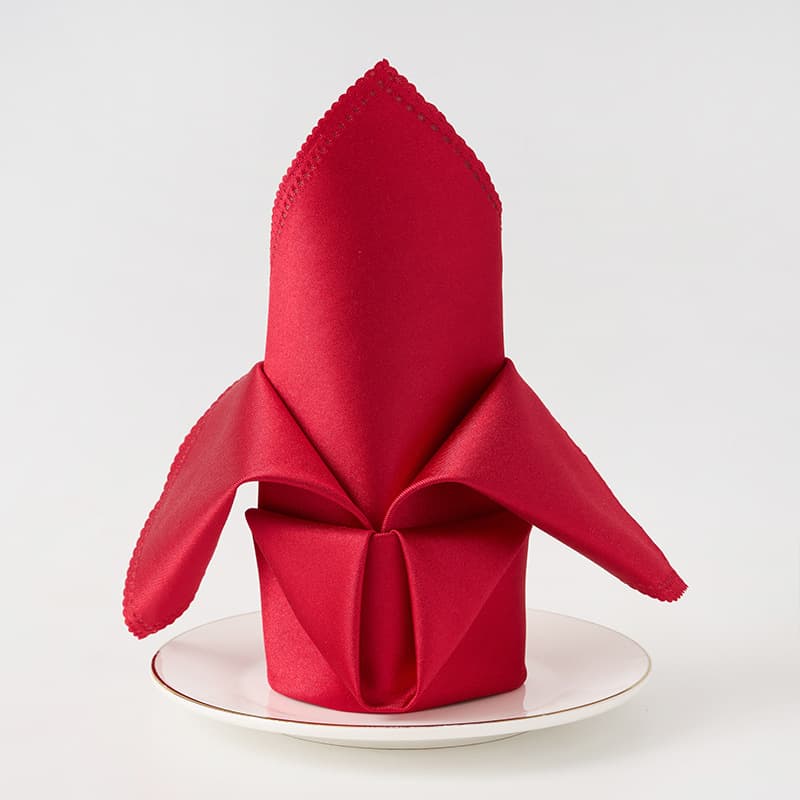 Hotel Restaurant Banquet Satin Napkin Table Napkin Foldable Satin Cloth