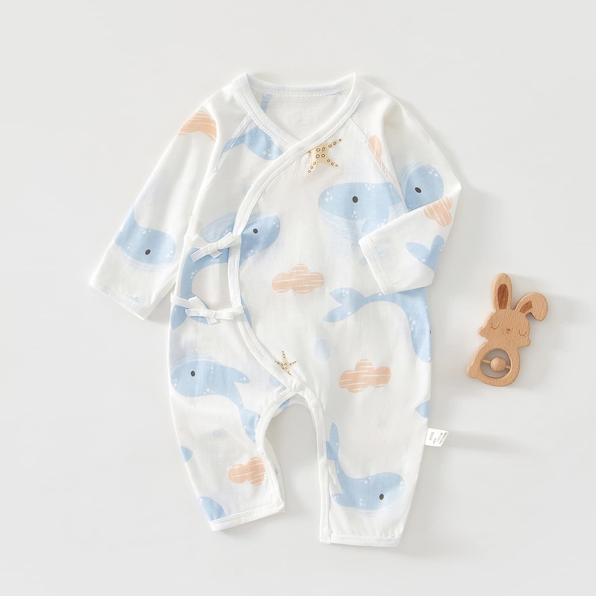 Newborn Baby Summer Thin Air Conditioning Romper 0-6 Months Infant Bodysuit Summer Baby Onesie Crawling Suit