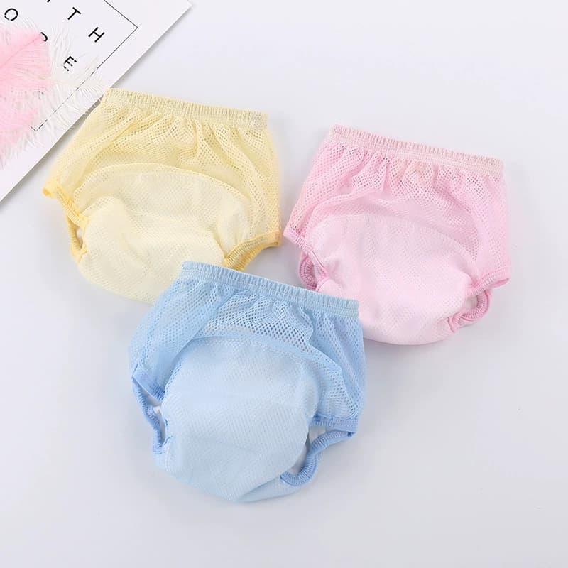 Baby Training Pants, Washable Cloth Diaper Pants for Boys and Girls, Leak-Proof Bread Pants