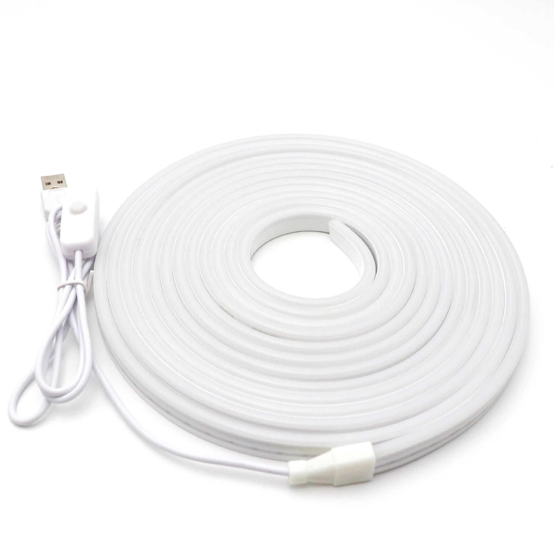 USB Neon Light with Switch 5V LED Low Voltage Light Strip 501 Button Switch Light Frame Neon Light Bar