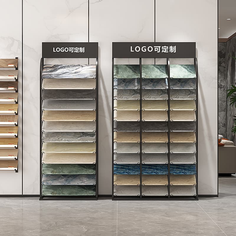 Premium Tile Sample Display Rack Stone Whole-House Sample Color Card Rack Cabinet Door Panel Display Rack Tile Color Swatch