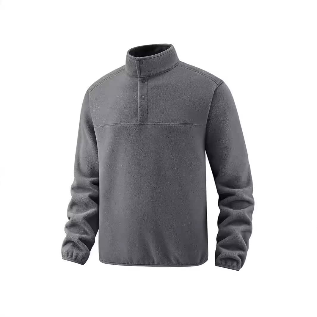 Foreign trade sweatshirt autumn and winter fleece jacket men's coat jacket polar fleece top live jacket liner youth casual