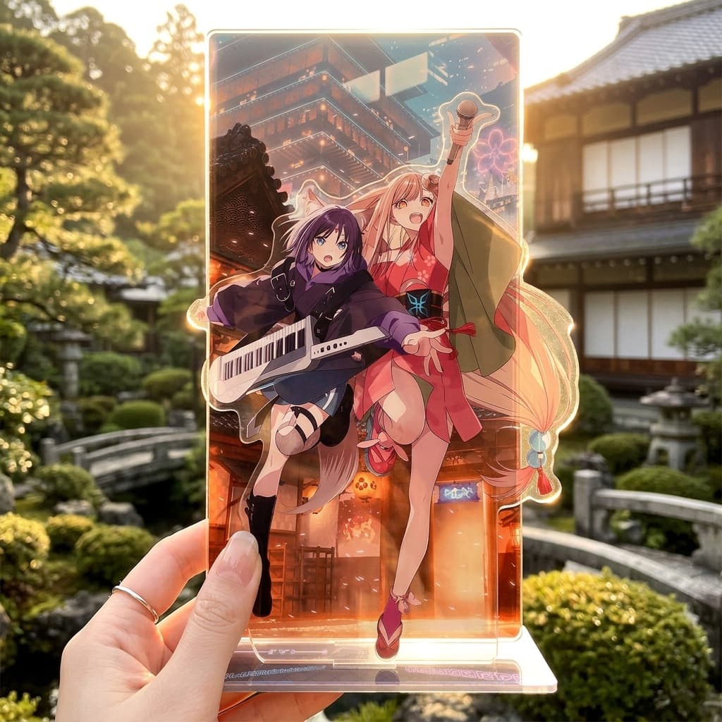 Sakeyori Ayaha Time-Space Kaguya Anime Merchandise Seamless Layered Precision-Cut Acrylic Standee