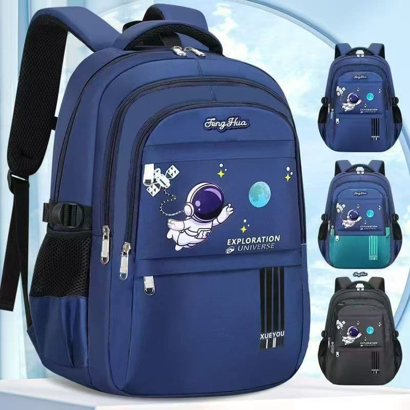 New children's load-reducing large-capacity backpack for elementary school students boys and girls grades 1-6 Korean version cartoon spine protector