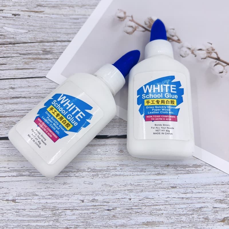 Factory Direct Children's Craft White Glue 40ml Student Model DIY Material White Glue Slime White Craft Glue