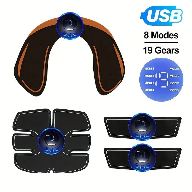 New Smart EMS Abdominal Toner Home Exercise Fat Shaking Machine Lazy Fitness Equipment Abs Patch