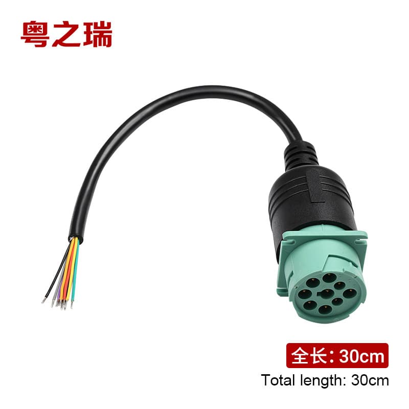Truck Cable OBD1 to OBD2 9PIN male male to OBD2 1 6Pin