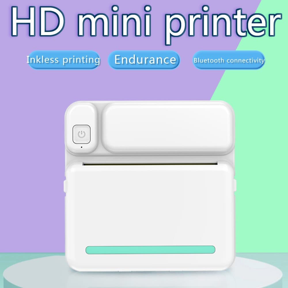 C19 Cross-border Mini Thermal Label Pocket Portable Small Mistake Printer Wireless Bluetooth Printing