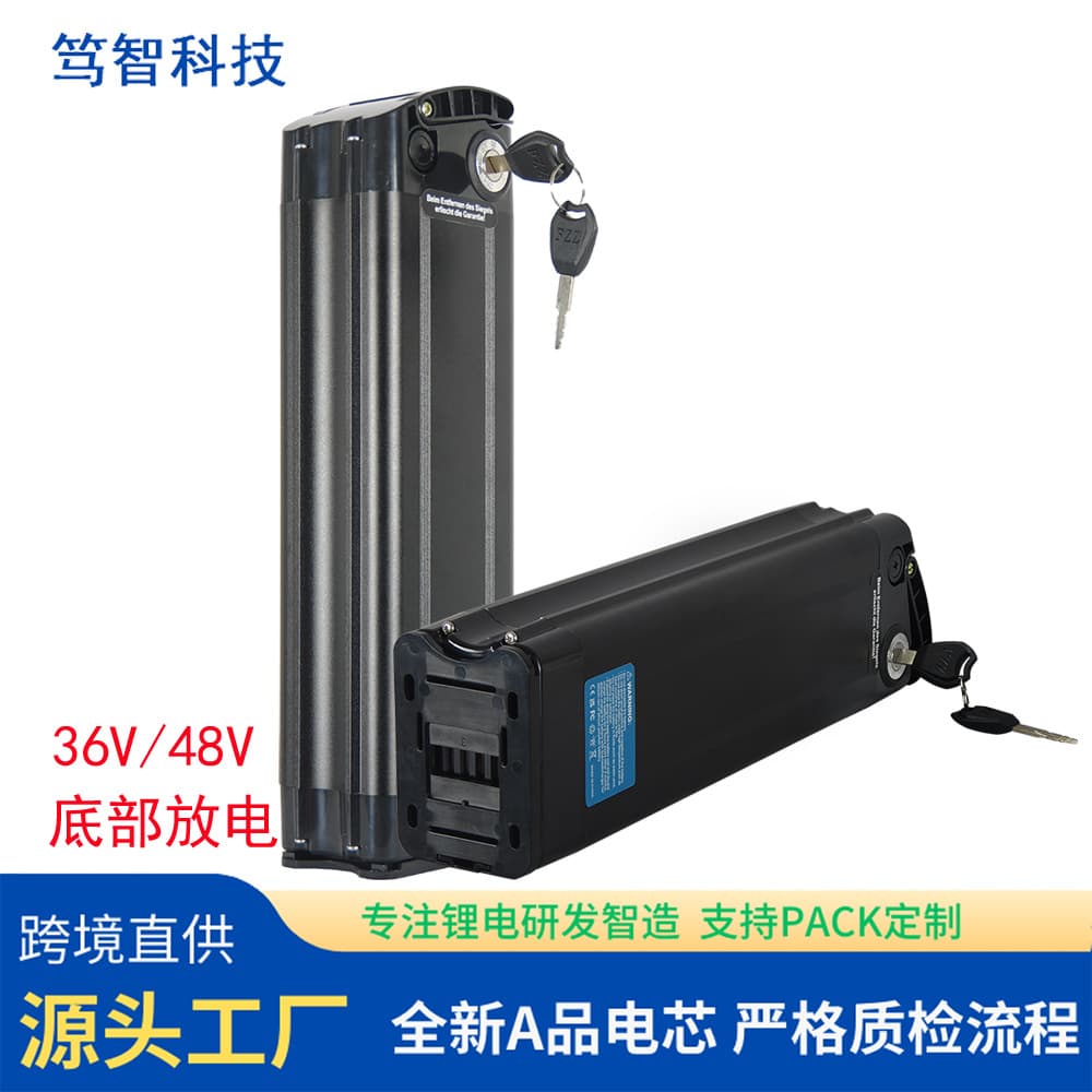 Dedicated lithium battery for food delivery e-bike and designated driving scooter, 36V10Ah, shockproof, with BMS protection, 48V long range