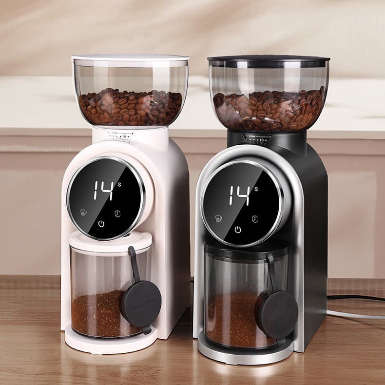 Cross-border Smart Electric Coffee Grinder Adjustable Scale Pour-over Espresso Steel Core Coffee Bean Grinder Home Coffee Machine