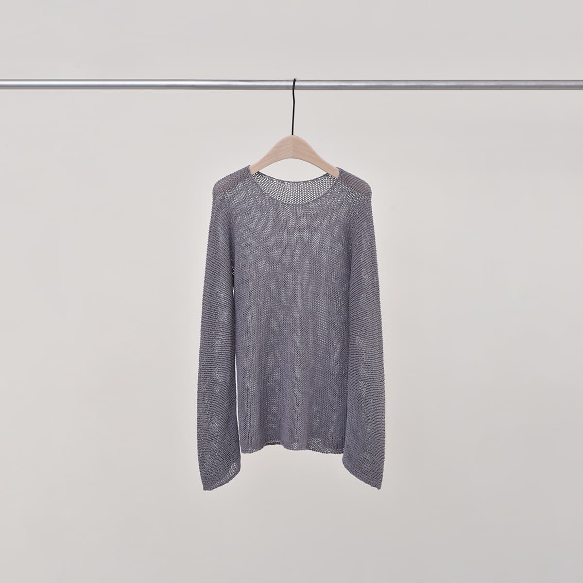 Pinrong 26 Spring/Summer Taobao Hot-Selling Off-Shoulder Knit Sweater with a Relaxed Fit, Hollow-Out Top, Loose Versatile Cover-Up for Women