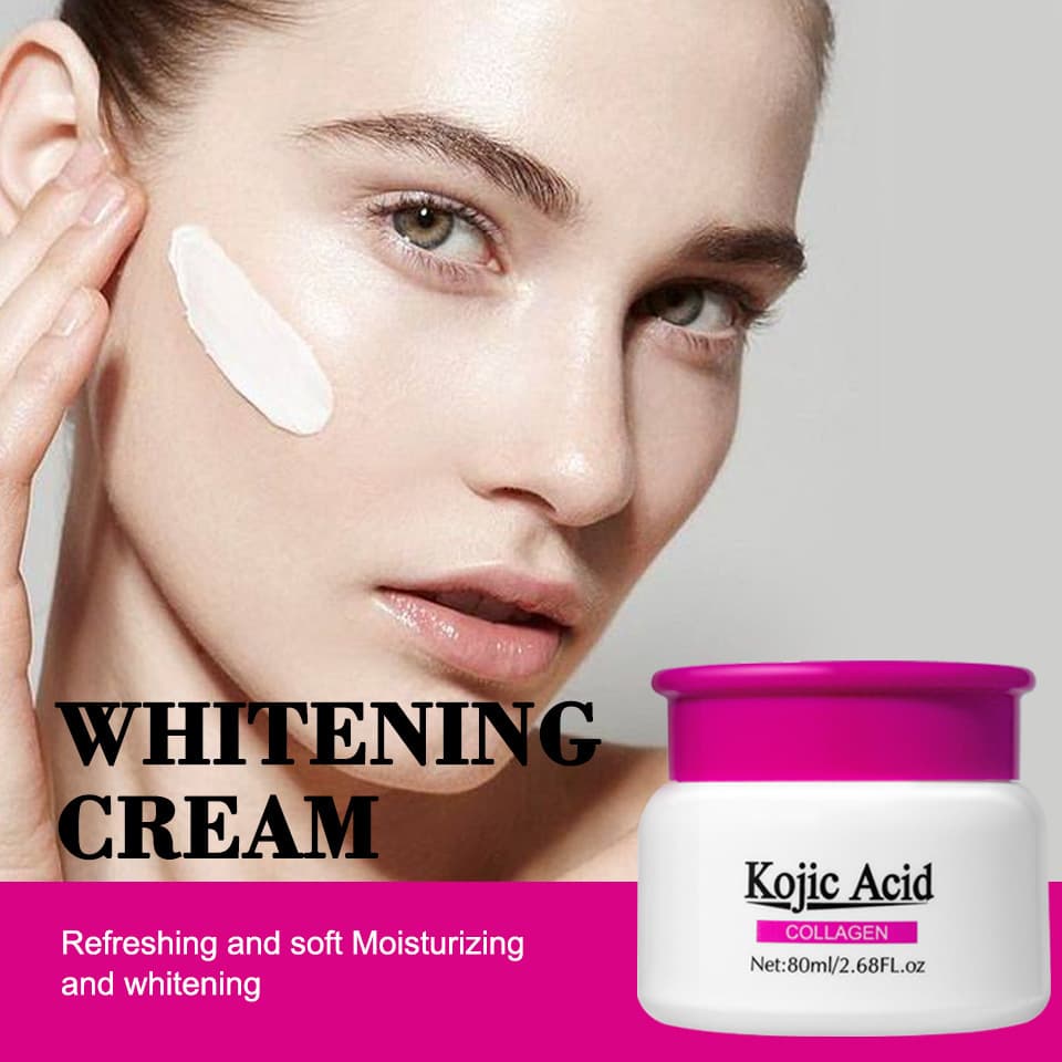 Cross-border Collagen Kojic Acid Cream Hydrating, Moisturizing and Brightening Foreign Trade Skin Care Products Wholesale Kojic Acid Cream
