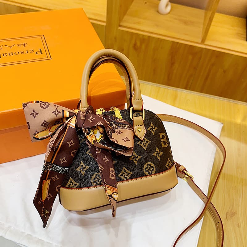 2026 New Boston Bag Casual Simple Women's Bag Large Capacity Letter Print Shoulder Crossbody Handbag