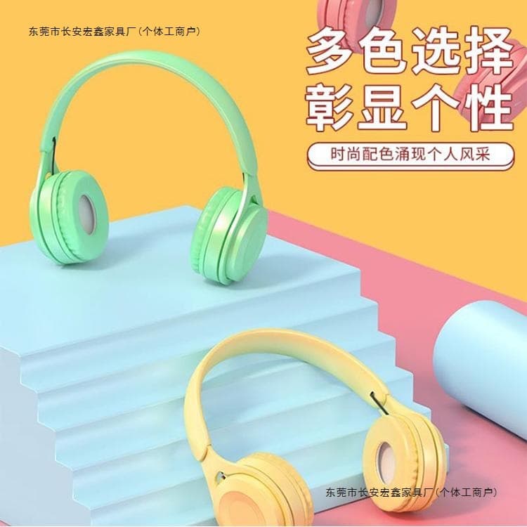 Kids Headphone Photo Prop Model Shooting Runway Hong Kong Style Outdoor Portrait Children's Clothing Window Display Toy Decoration
