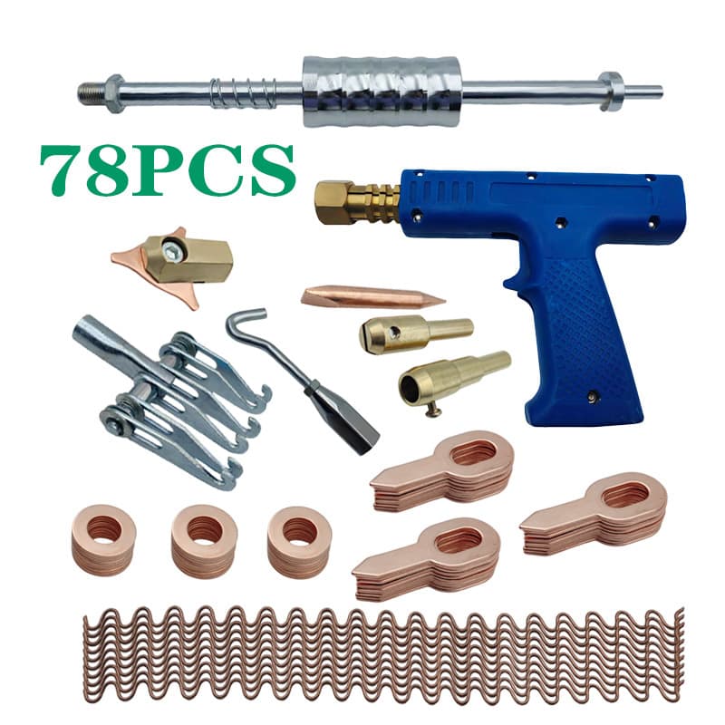 Automotive Sheet Metal Machinery Equipment Accessories Dent Puller Hammer Set Stud Welder Gun Multi-Purpose Repair Tool