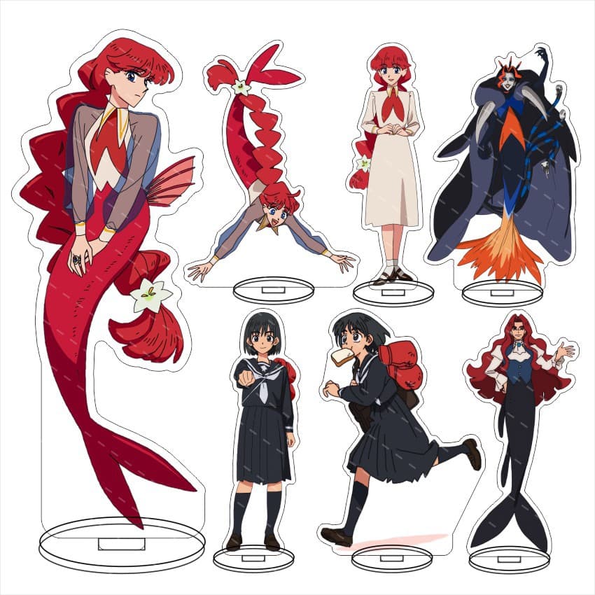 Goodbye Lala Acrylic Dali Pai Mermaid Otsu Moli Goodbye Lala Acrylic ornaments manufacturer