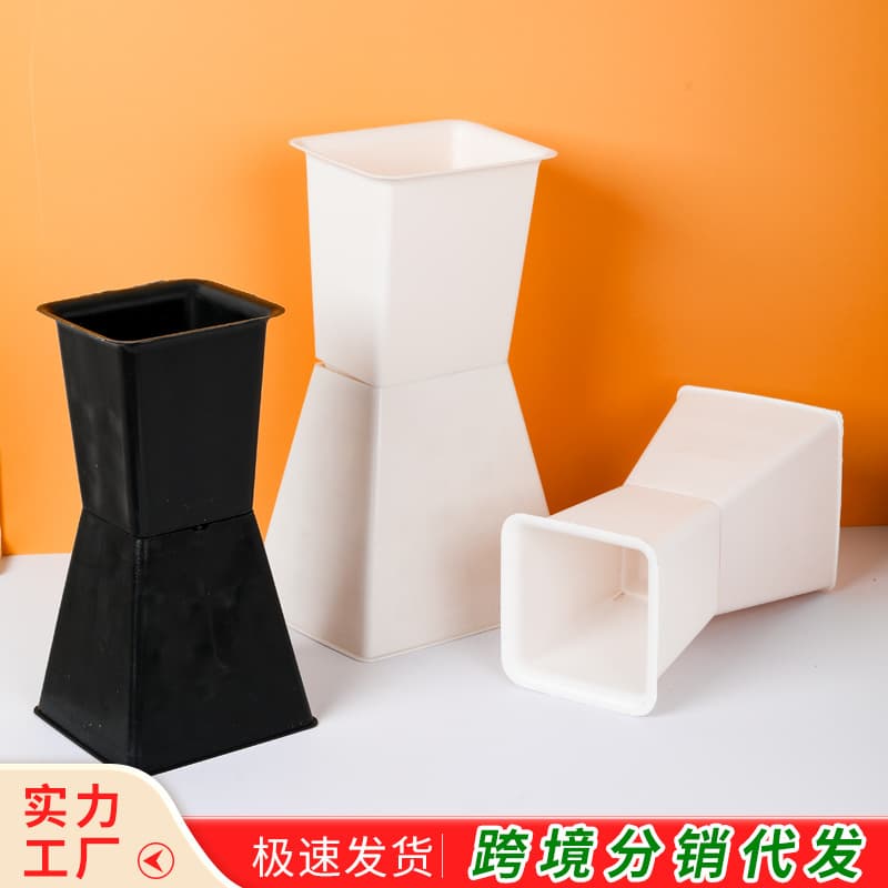 Square Flower Arrangement Tool - Square Floral Arrow Tube, Essential for Flower Shops, Plastic Bouquet Base