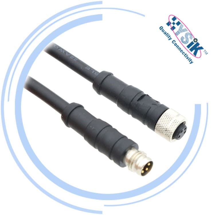 M8 Waterproof Aviation Plug Male/Female 4-Core 5-Core 6-Core Data Transmission Waterproof Connector