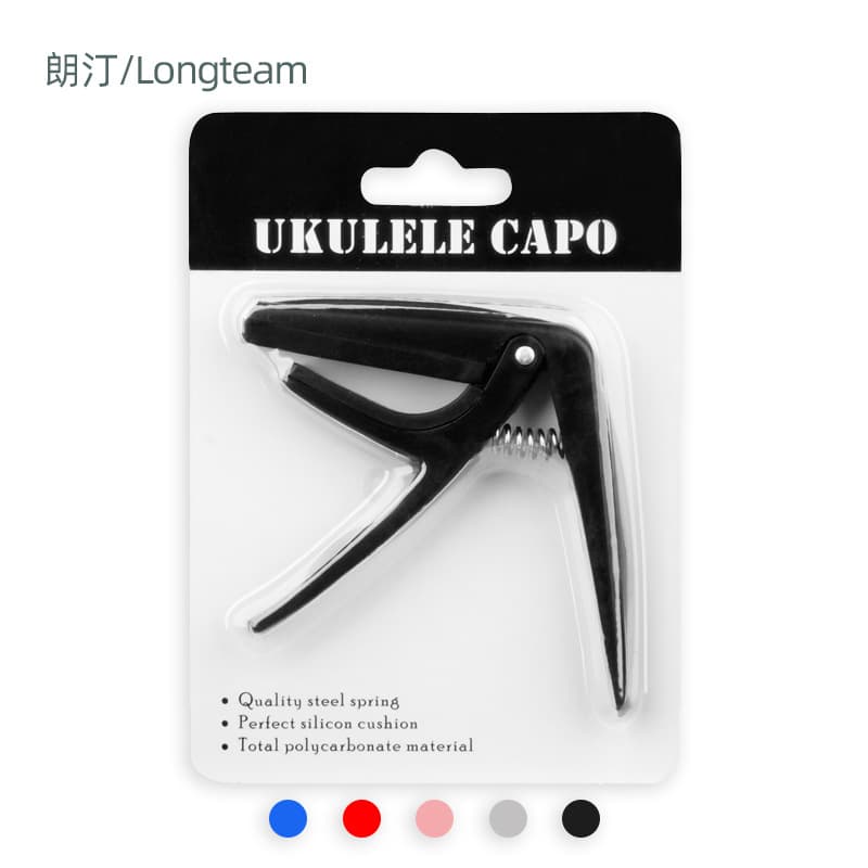 Ukulele Four-String Tuning Capo Adjustable Key Change Clip-On Guitar Accessories Plastic Material Music Instrument Parts