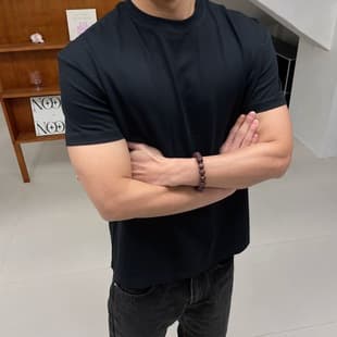 GTAL Slim Fit Solid Color T-Shirt Sorona Fabric Tight Athletic Plus Size Men's Quick-Dry Stretch Crew Neck Short Sleeve