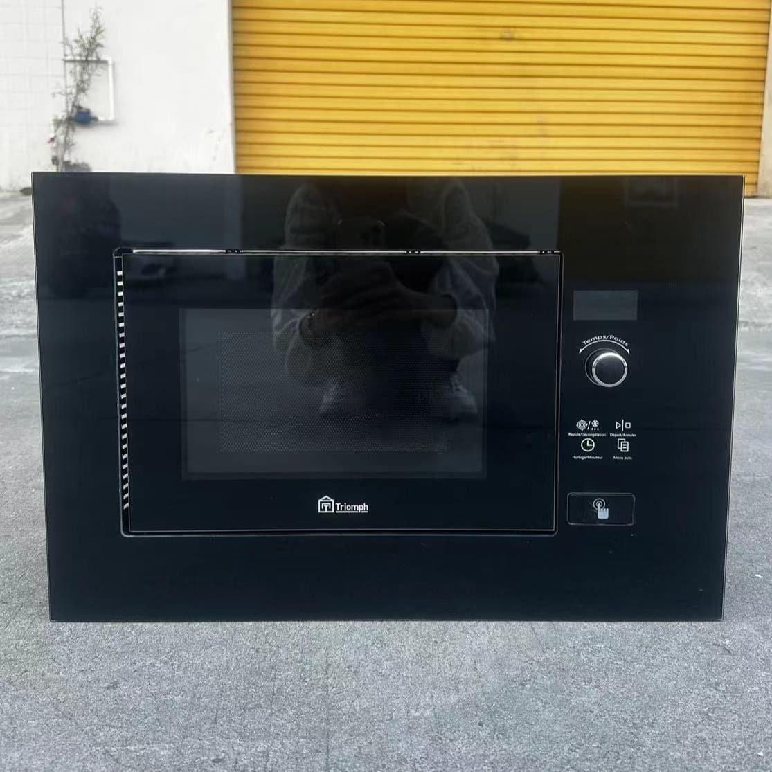 Black smart microwave oven for home use, automatic built-in, touch flat panel, 3D microwave oven for foreign trade