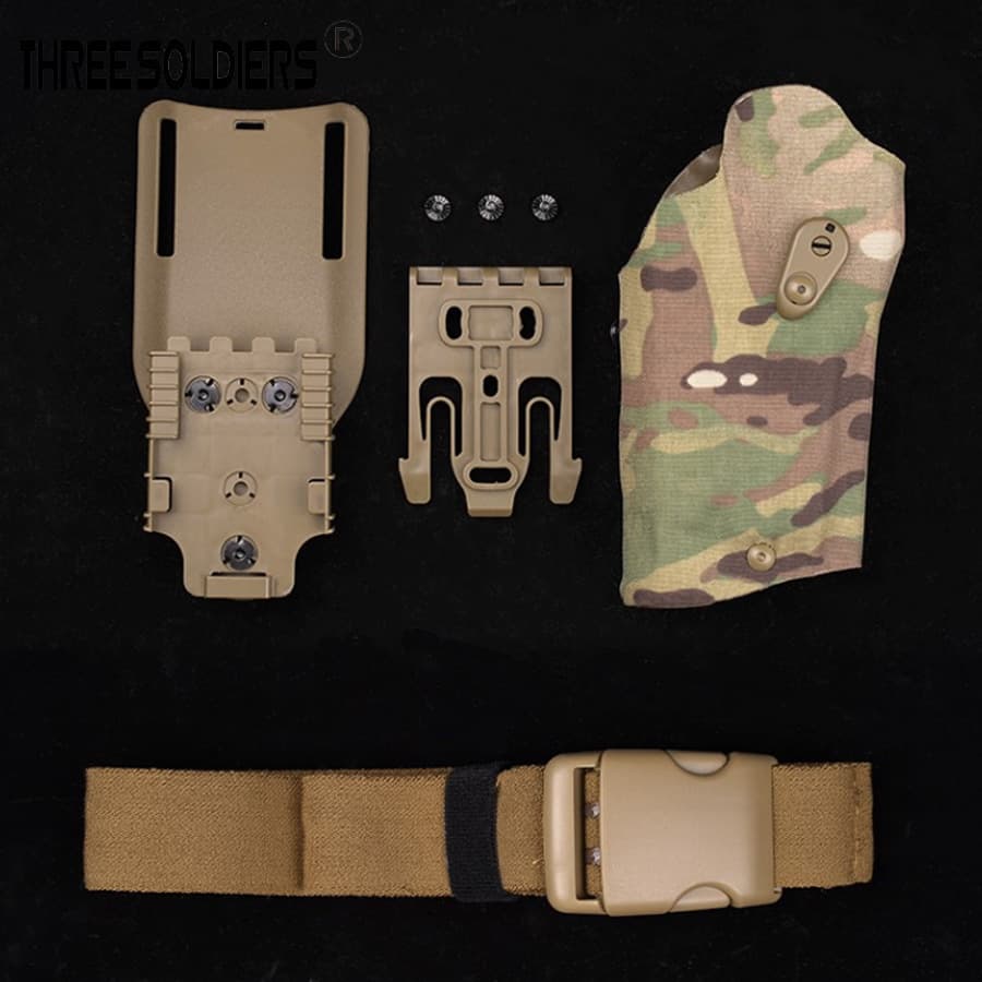 P320+X300 Flashlight Portable Storage Leg Pack CS Tactical Film Shooting Costume Prop