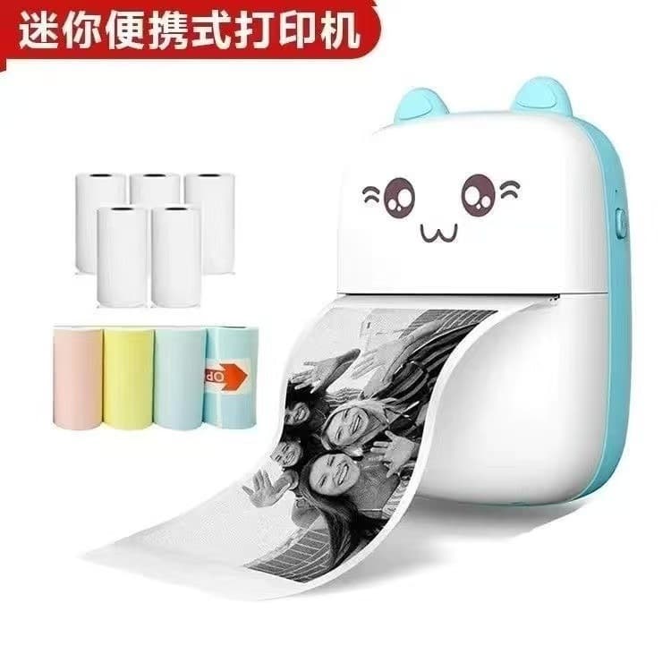 Label Printer Photo Printing Direct Supply Portable Thermal Machine Mini Error Correction Printer Household Type 57mm
