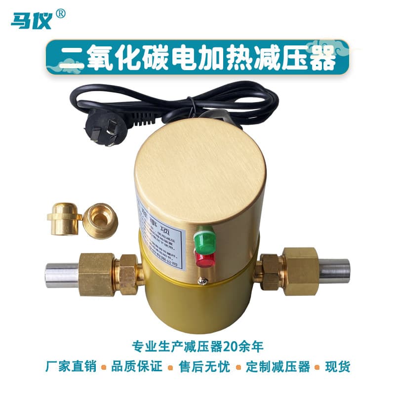 Factory In-Stock Manifold Pipeline Regulator MYJRQ-16 All-Copper CO2 Electric Heating Regulator 220V