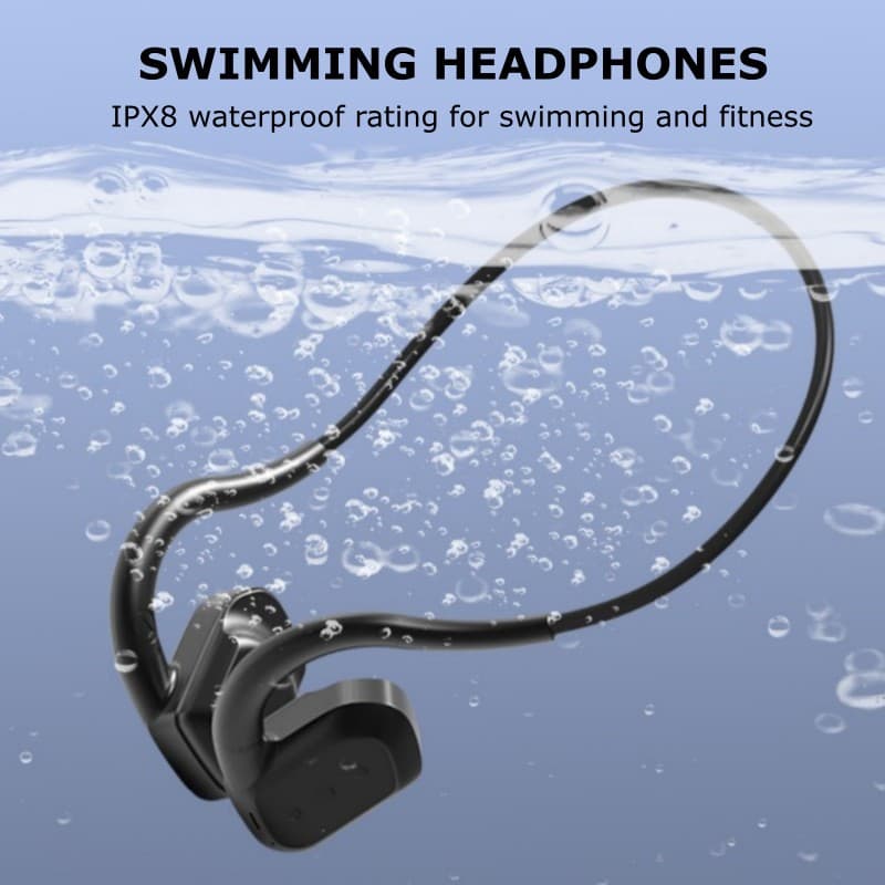 IPX8 Waterproof Swimming Headphones with MP3 Player 32G