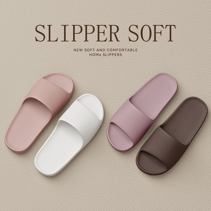 Home EVA Slippers for Women Summer Indoor Soft Sole Cloud-like Comfort Hotel Bathroom Non-slip Sandals Men Wholesale