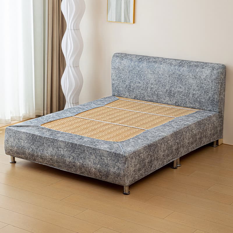 2026 New Style Bed Rail and Frame Cover, Old Bed Protector, Cat Scratch Resistant, Removable and Washable, Headboard and Bed Frame Renewal Tool
