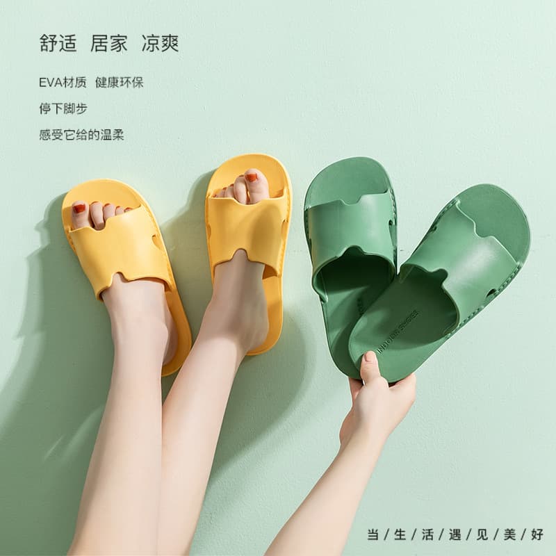 New Trendy Full Massage Slippers for Women, Home Use Summer Bathroom Shower Indoor Casual