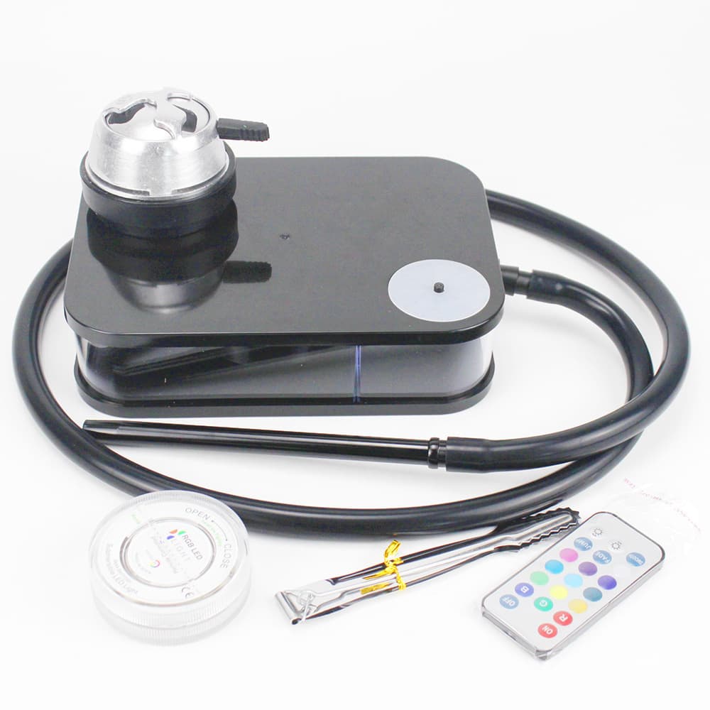 Factory Direct Acrylic Hookah Set Gift Box Arabic Hookah Set Silicone Carbon Hookah