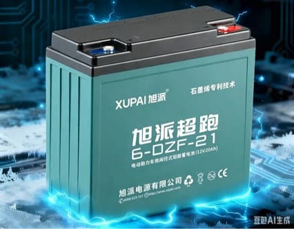 Xupai Battery 12V 21Ah Export Wholesale | Electric Vehicle Battery 6-DZF-21 Lead-Acid Battery Replacement for 20Ah
