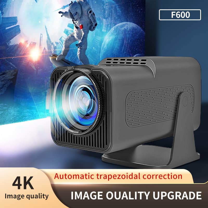 New Projector F600 Same as HY320 Mini Projector HD 4K WiFi6
