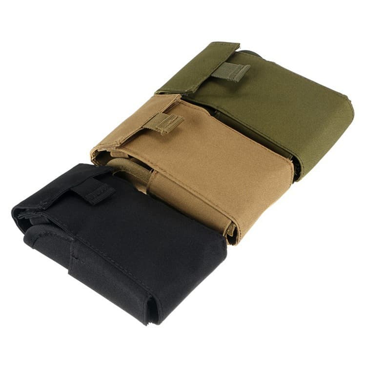 12G Shotgun Shell Tactical Ammo Pouch Outdoor Hunting Shotgun Shell Storage Bag CS Field Portable Outdoor 25-Round Pouch