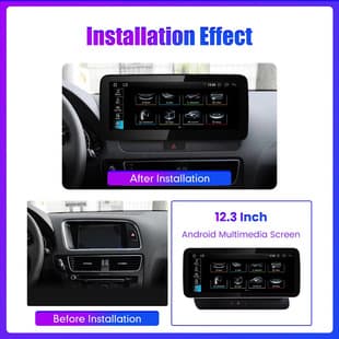 For Audi Q5/A4 2010-2017 Android CarPlay car navigation all-in-one unit