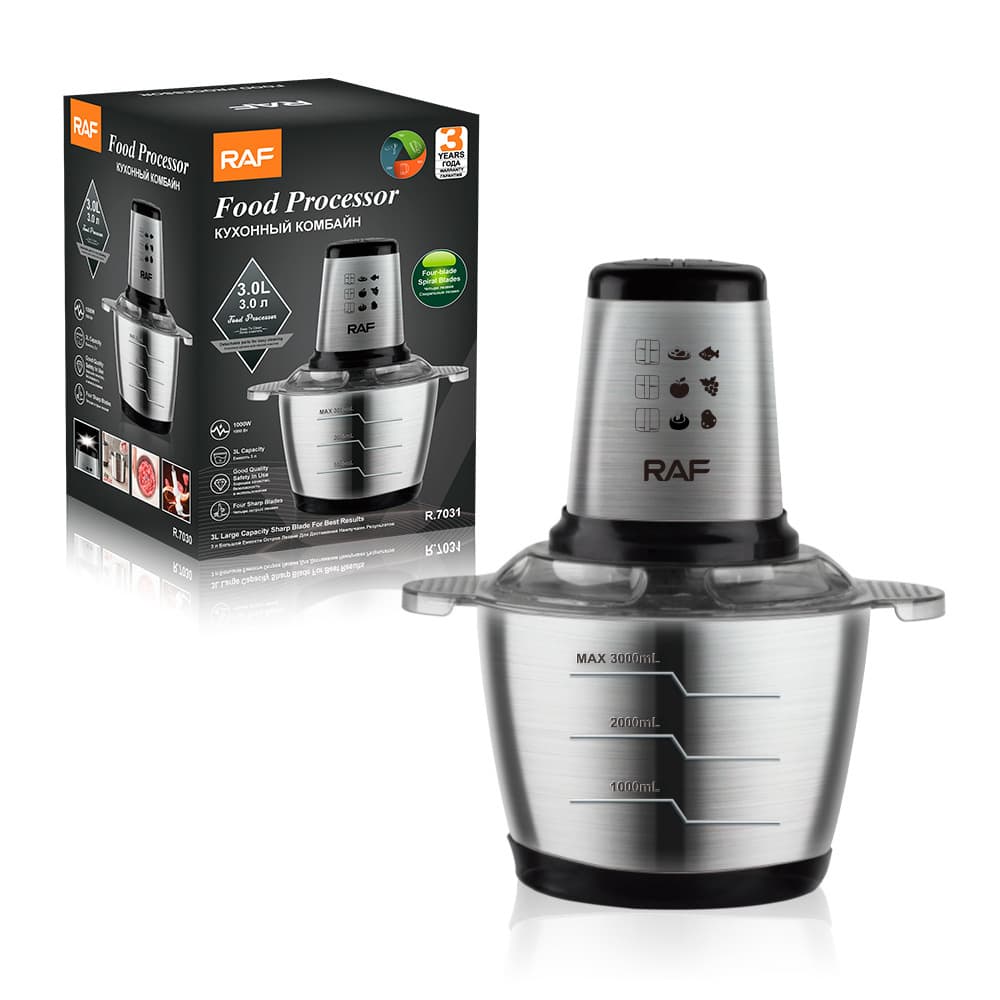 Meat grinder cross-border mixer large capacity household stainless steel electric food processor multifunctional kitchen meat mincer