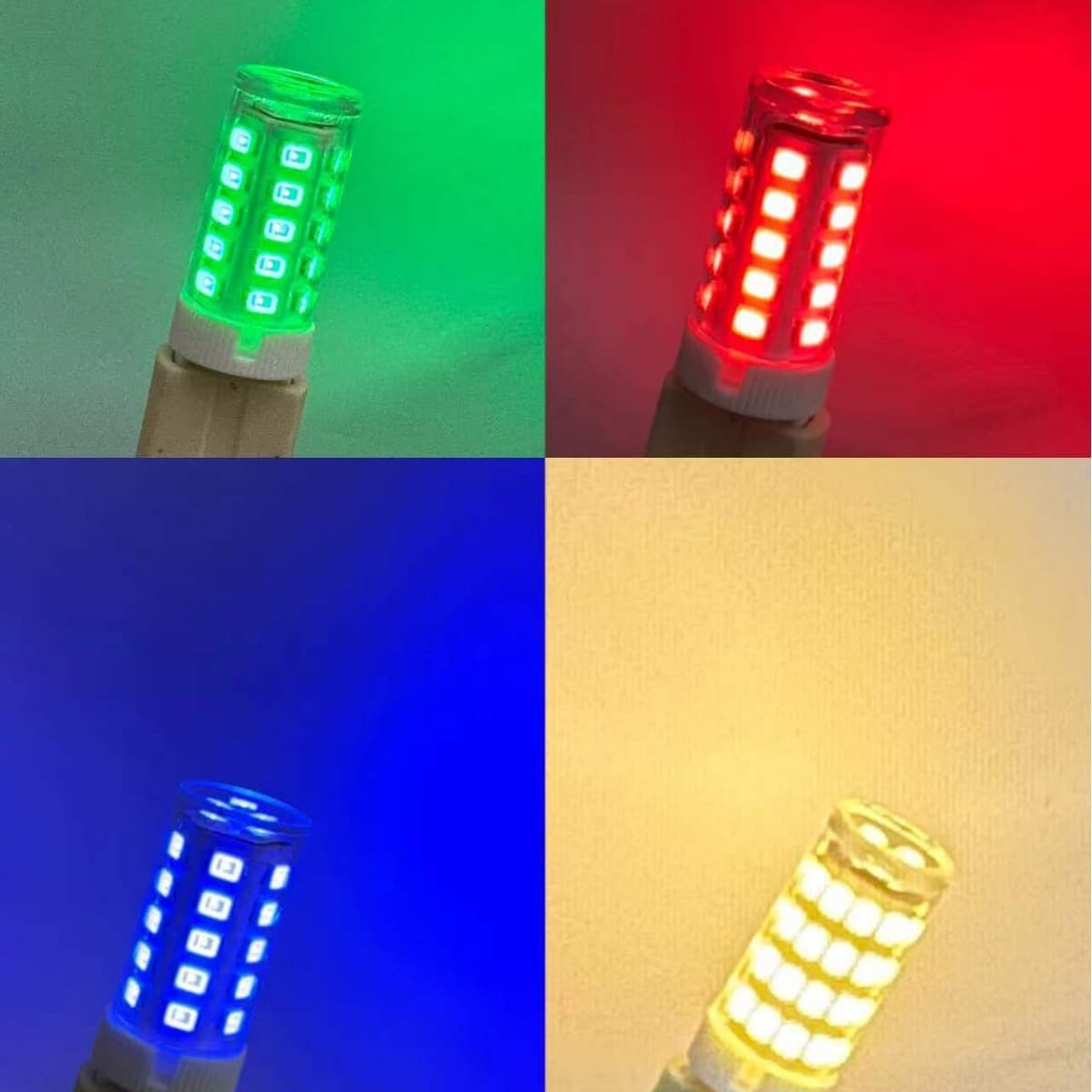 LED G9 E14 Colorful Light Bulb for Ambiance, Bedroom Romantic Lighting, Internet Celebrity Photo Fill Light, Lantern Light Source