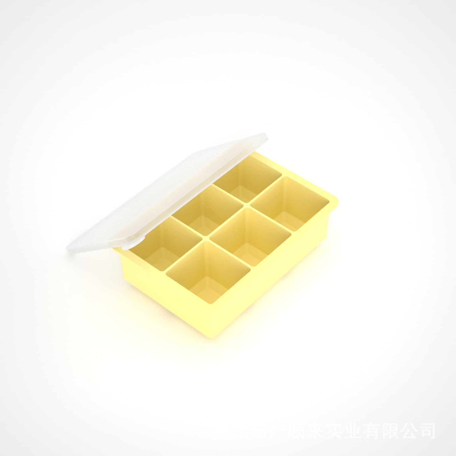 Food-Grade Silicone Ice Cube Tray Long Strip Large Ice Block Maker Commercial Whiskey Food Storage Container with Lid Soup Freeze Tray