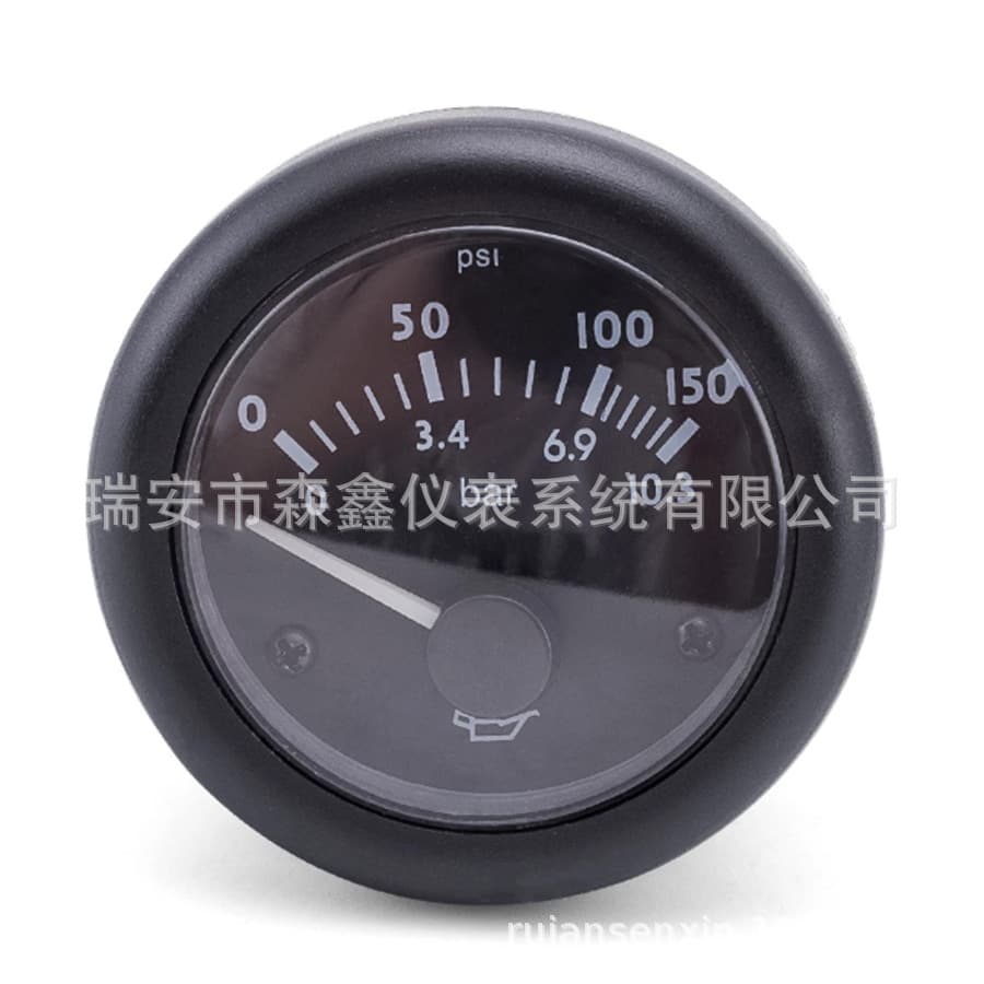 Modified Car VDO Series Oil Pressure Gauge 0-10.3BAR 0-150PSI 12V Plastic Shell