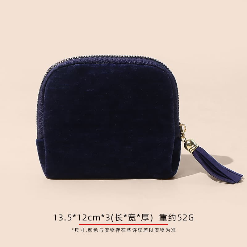 Premium Tassel Storage Bag, Ring, Necklace, Earring, Bracelet Jewelry Box, Six-Layer Organizer, Zipper Jewelry Pouch