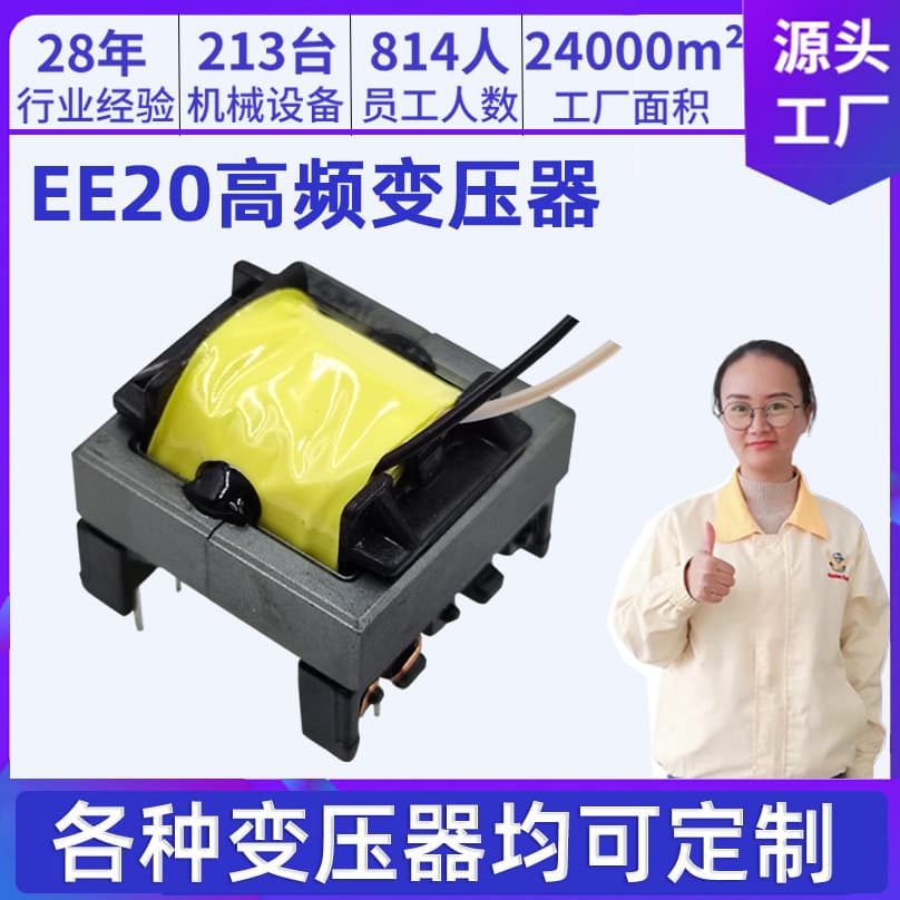 Factory Direct 110V to 220V Transformer Audio Transformer EE20 Power Isolation Small High-Frequency Transformer