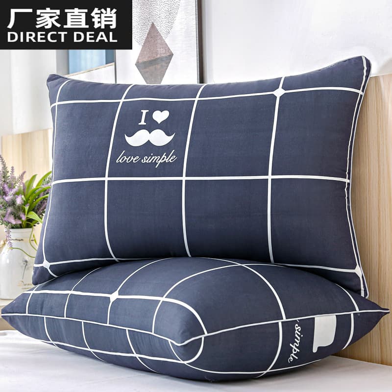 Factory wholesale bedding, low pillows, student pillows, pillow cores, single pillows, household pillow cores, double low pillow cores, pairs