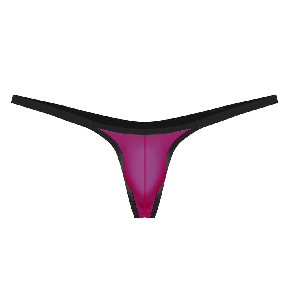 2025 New Men's Thong Super Sexy Hot Ice Silk Low Waist Thin Strap Tight Men's Underwear Thin Style