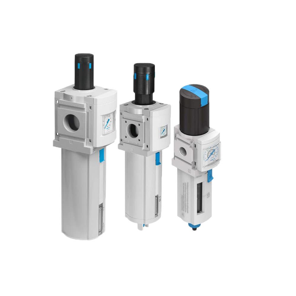 FESTO Filter Regulator MS12/MS9/MS6/4-LFR-1/4-1/2-D6-D7-ECRUVM-LD-AS