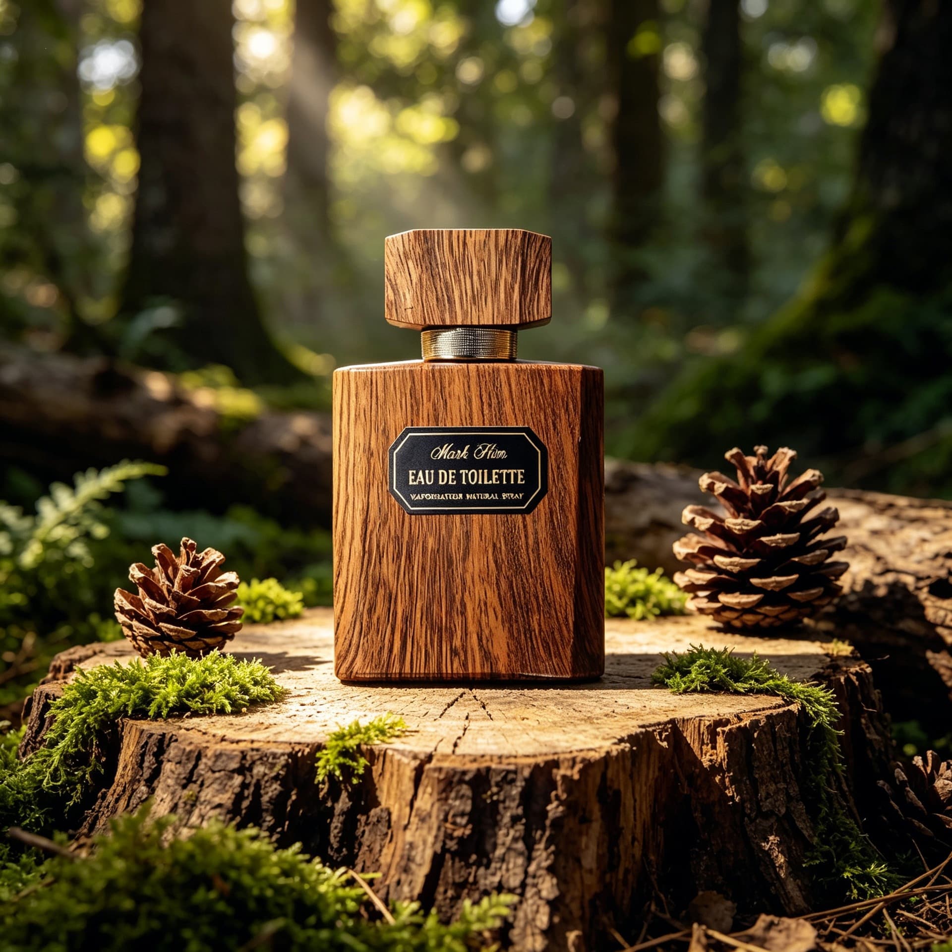 Cross-border old ebony agarwood men's perfume 100ml long-lasting oriental wood tone wood grain mature and stable strong perfume